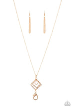 Load image into Gallery viewer, Square It Up Gold Lanyard