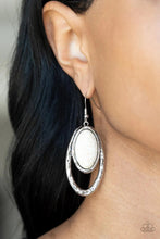 Load image into Gallery viewer, Pasture Paradise White Earrings