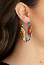 Load image into Gallery viewer, Rainbow Horizons Multi Seed Bead Earrings