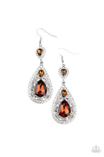 Load image into Gallery viewer, Posh Pageantry Brown Earrings
