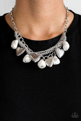Change of Heart White Necklace