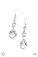Load image into Gallery viewer, Dripping in Self Confidence White Earrings