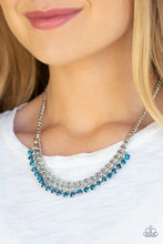 Load image into Gallery viewer, Glow and Grind Blue Necklace