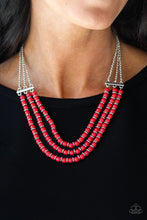 Load image into Gallery viewer, Terra Trails Red Necklace