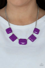 Load image into Gallery viewer, Instant Mood Booster Purple Necklace