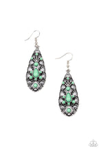Load image into Gallery viewer, Fantastically Fanciful Green Earrings