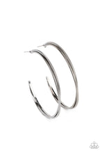 Load image into Gallery viewer, Monochromatic Curves Black Earrings