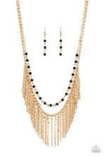 Load image into Gallery viewer, Fierce in Fringe Gold Necklace