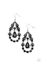 Load image into Gallery viewer, Garden Decorum Black Earrings