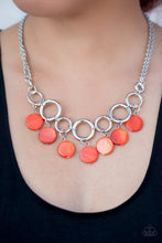 Load image into Gallery viewer, Coastal Adventure Orange Necklace