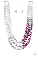 Load image into Gallery viewer, Times Square Starlet Purple Necklace