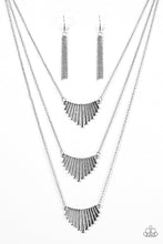 Load image into Gallery viewer, Uphill Battle Silver Necklace