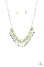 Load image into Gallery viewer, Beaded Bliss Green Necklace