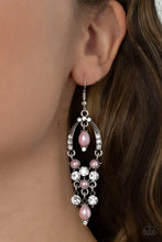 Load image into Gallery viewer, Back in the Spotlight Pink Earrings