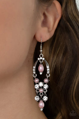 Back in the Spotlight Pink Earrings