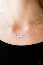 Load image into Gallery viewer, Walk By Faith Silver Necklace