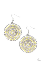 Load image into Gallery viewer, Pinwheel and Deal Yellow Earring