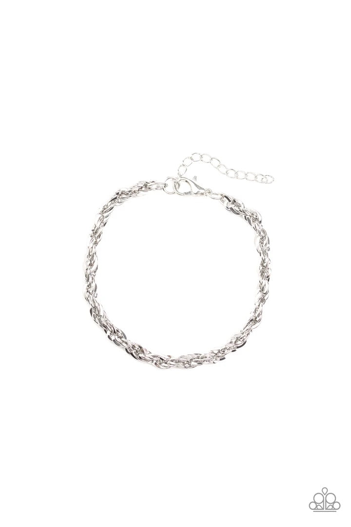 Last Lap Silver Men’s Bracelet