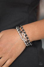 Load image into Gallery viewer, Immeasurably Infinite Black Bracelet