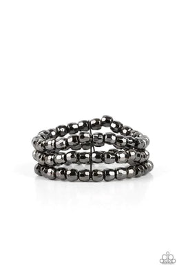 Magnificently Maven Black Bracelet