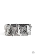 Load image into Gallery viewer, Metallic Geode Black Bracelet