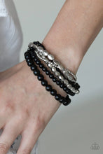 Load image into Gallery viewer, Metro Mix Up Black Bracelet