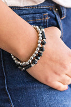 Load image into Gallery viewer, My Dance Card Is Full Black Bracelet