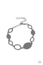 Load image into Gallery viewer, Oval and Out Black Bracelet