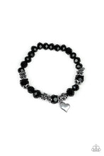 Load image into Gallery viewer, Right On the Romance Black Bracelet