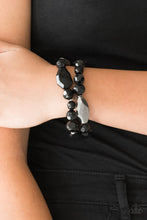 Load image into Gallery viewer, Rockin Rock Candy Black Bracelet
