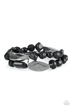 Load image into Gallery viewer, Rockin Rock Candy Black Bracelet