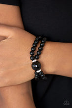 Load image into Gallery viewer, Romantic Redux Black Bracelet