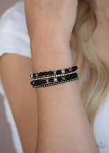 Load image into Gallery viewer, Stacked Style Maker Black Bracelet