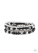 Load image into Gallery viewer, Stacked Style Maker Black Bracelet