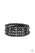 Load image into Gallery viewer, Stacked to the Top Black Bracelet