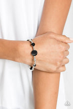 Load image into Gallery viewer, Starry Eyed Elegance Black Bracelet
