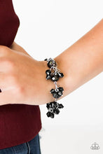 Load image into Gallery viewer, Stop and Star Black Bracelet