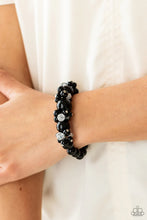 Load image into Gallery viewer, Upcycled Upscale Black Bracelet