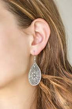 Load image into Gallery viewer, Dinner Party Posh White Earrings
