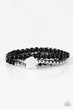 Load image into Gallery viewer, Waltzing Wildflowers Black Bracelet