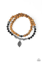 Load image into Gallery viewer, Wonderfully Woodland Black Bracelet